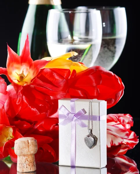 Tulpen en gift — Stockfoto