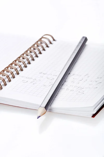 Datebook with pencil Royalty Free Stock Photos