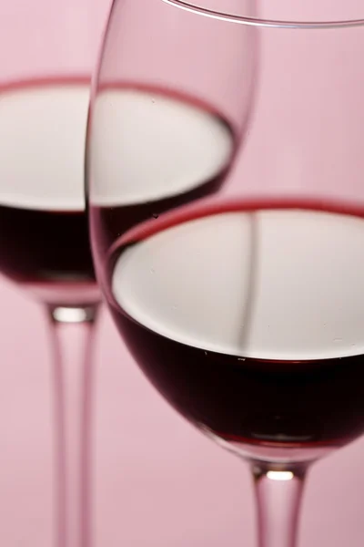 Ποτήρια κόκκινο κρασί — Φωτογραφία Αρχείου
