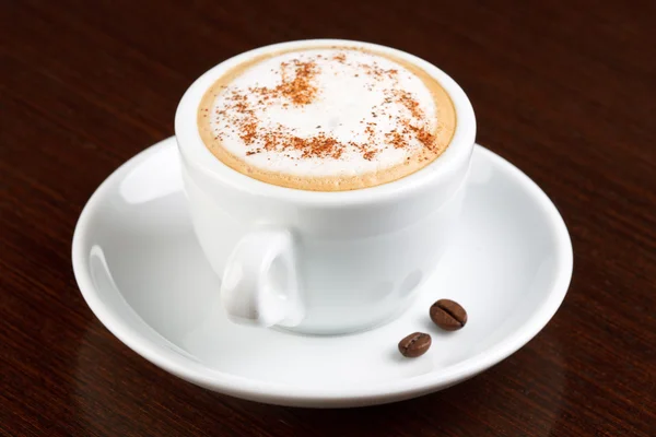 stock image Cup of coffee with cinnamon