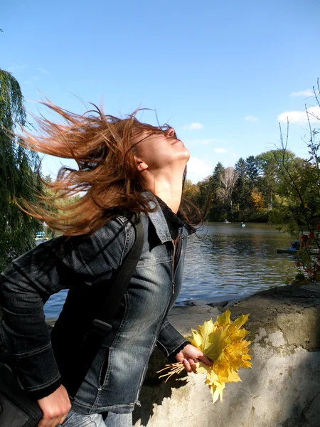 Wind in my hair — Stock Photo, Image