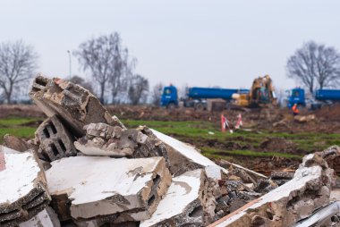 Site yıkılması.