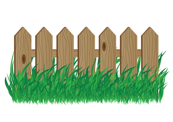 Дерев'яний паркан — стоковий вектор