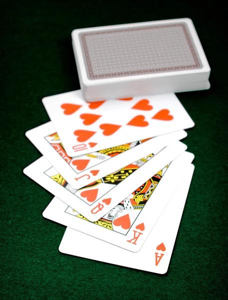 Jugando a las cartas — Foto de Stock