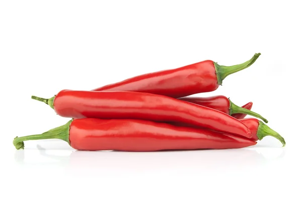 Red chilly peppers closeup — Stock Photo, Image