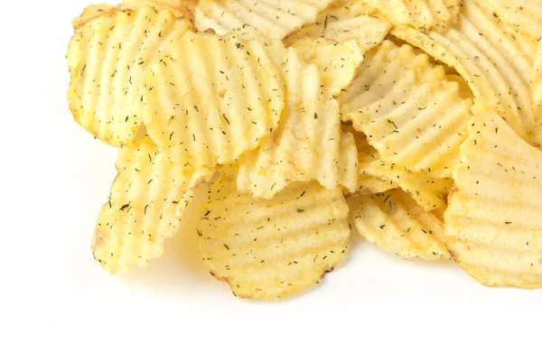 감자 칩의 더미 — 스톡 사진
