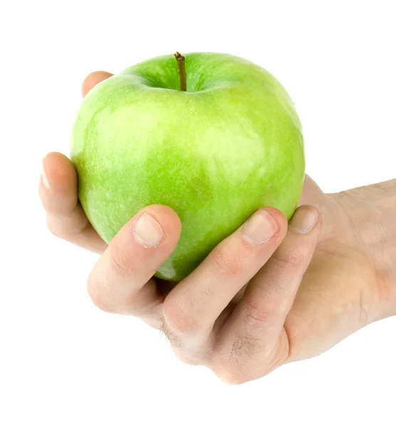 Käsi omena — kuvapankkivalokuva