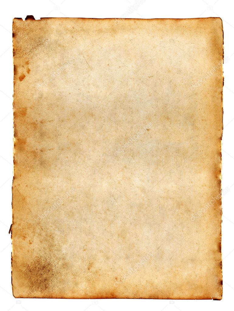 Old blank paper