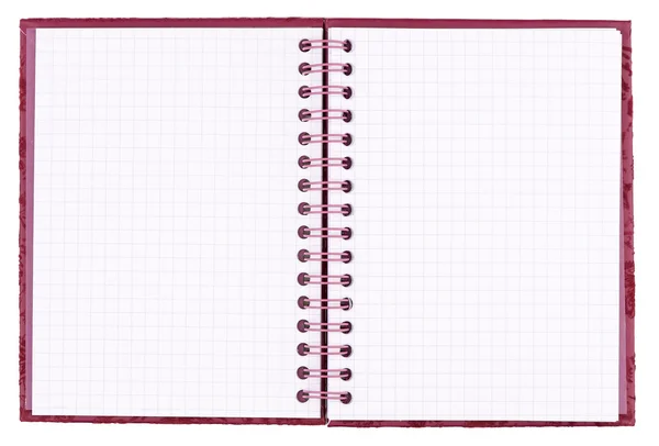 Caderno quadrado em branco — Fotografia de Stock