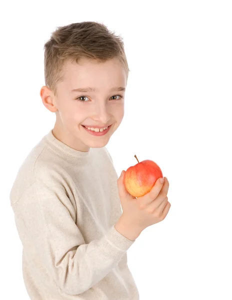 stock image Cute little caucasian boy smiling