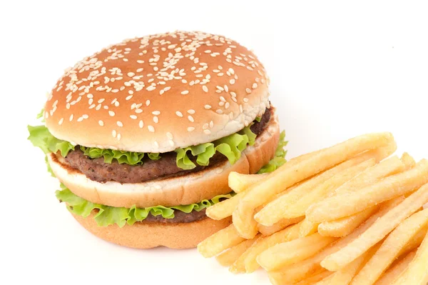 Chutný hamburger — Stock fotografie
