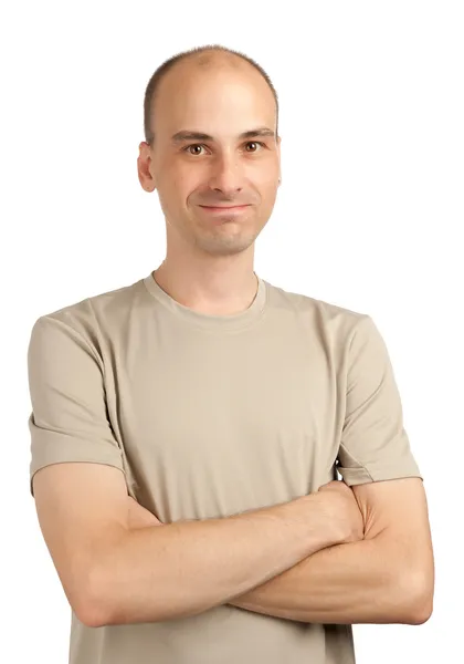 Smiling young casual man — Stock Photo, Image