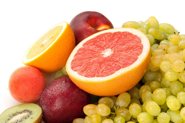 Färska olika frukter — Stockfoto