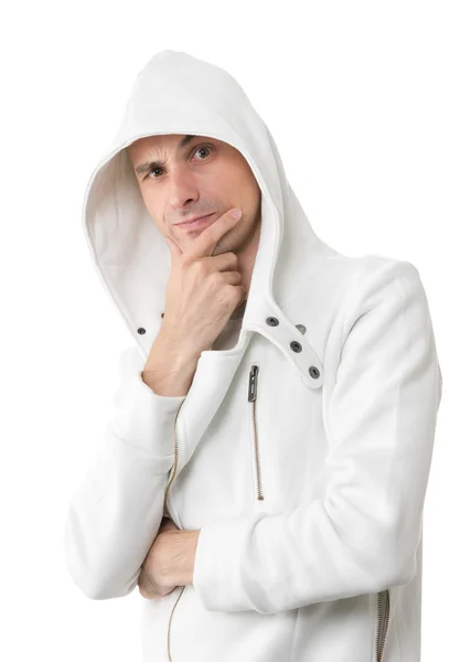 Man thinking about a problem — Stock Photo, Image