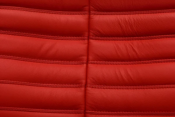 Rött läder texture — Stockfoto