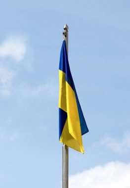 Ukrainian flag clipart