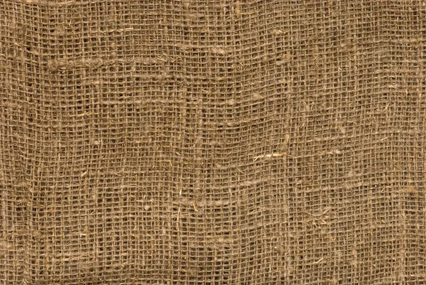 Textura de lona de linho marrom — Fotografia de Stock