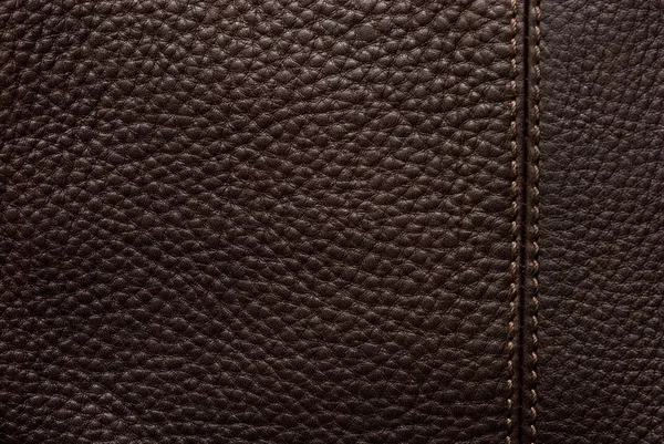 Naturliga kvalitativa brunt läder — Stockfoto