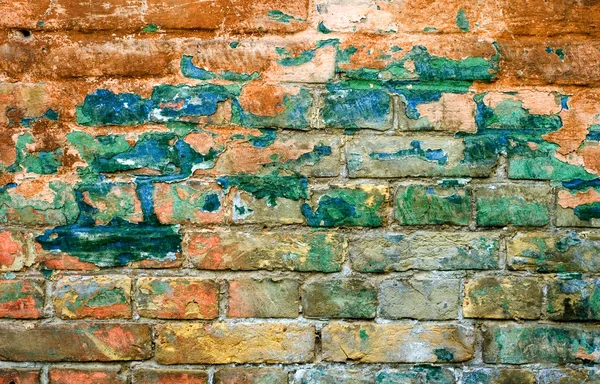Vecchio muro di mattoni — Foto Stock