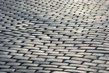 Cobblestone road background clipart