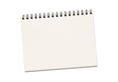 Notepad isolated on the white background clipart