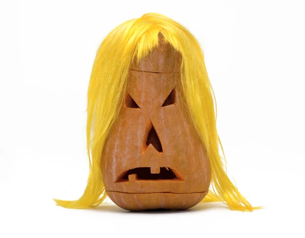 Halloween pumpkin isolated on white — Stock Photo, Image