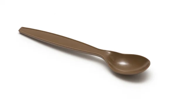 Plastic spoon — Stock Photo, Image