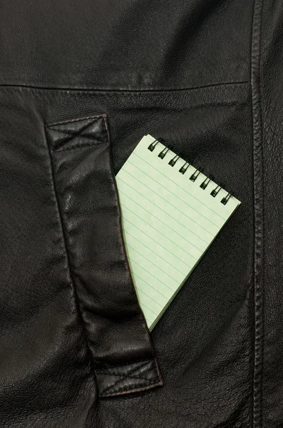 Leather pocket — Stockfoto