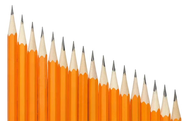 Pencils In A Row — Stock Photo, Image