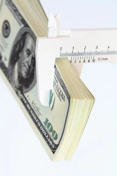 Money Measuring — Stock Photo, Image