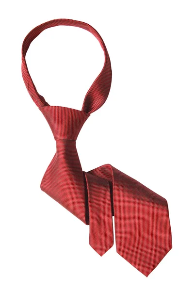 Czerwone krawat biały — Zdjęcie stockowe