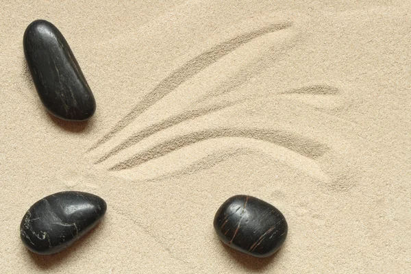 stock image Stones On Sand