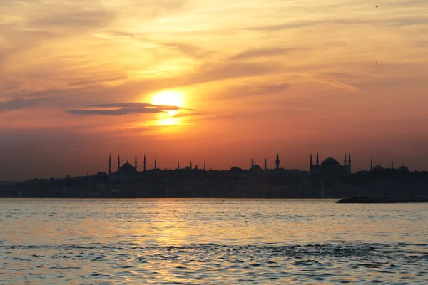 Coucher de soleil Istanbul — Photo