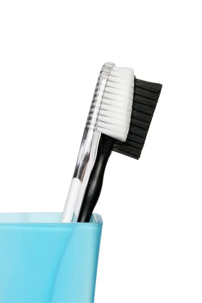 Två tandborstar — Stockfoto
