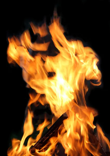 Flame On Dark — Stock Photo, Image