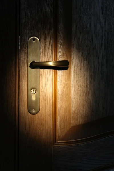 Dveře v noci — Stock fotografie