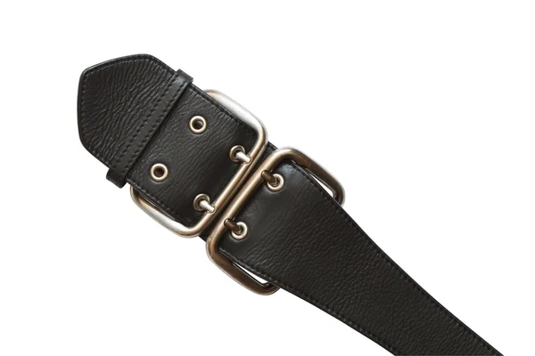 Black Leather Belt — Stock Photo, Image