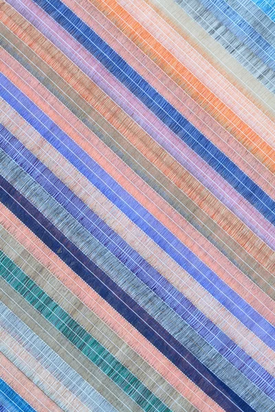 Sfondo in tessuto a strisce colorato — Foto Stock