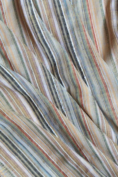 Цветная полосатая ткань — стоковое фото