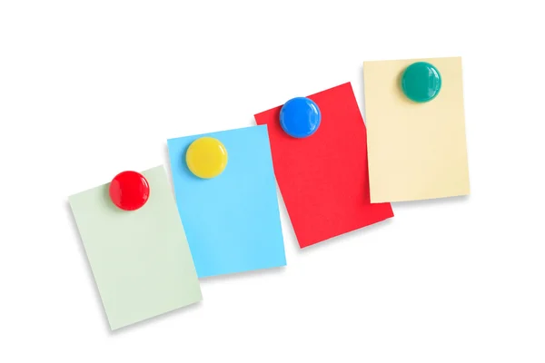 Almofada de nota colorida — Fotografia de Stock