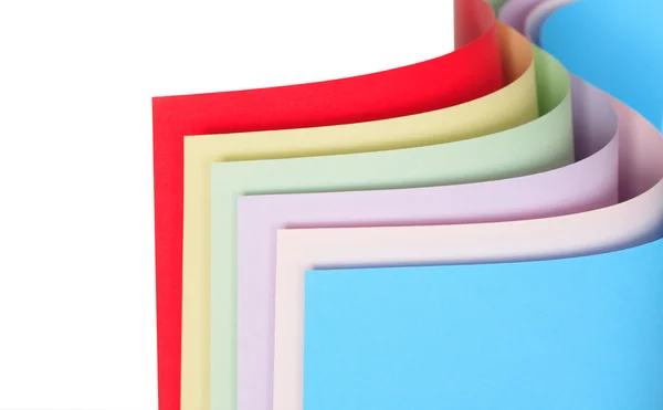 Gekleurd papier — Stockfoto