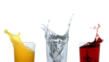 Splashing Motley Beverages clipart