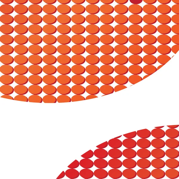 ラウンドと赤の抽象的な背景 — ストックベクタ
