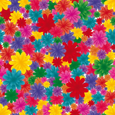 Floral seamless background, part 6 clipart