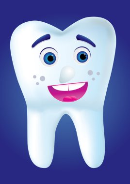 Tooth-cartoon 1 clipart