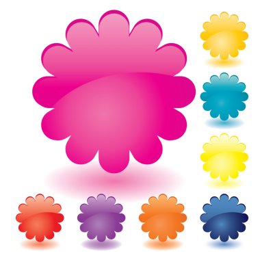 Buttons set, part 4 clipart