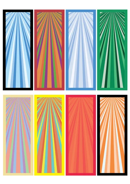 Set of bright banners, part 1 — Stock Vector