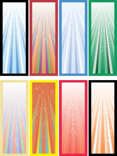 Ensemble de bannières lumineuses, partie 4 — Image vectorielle