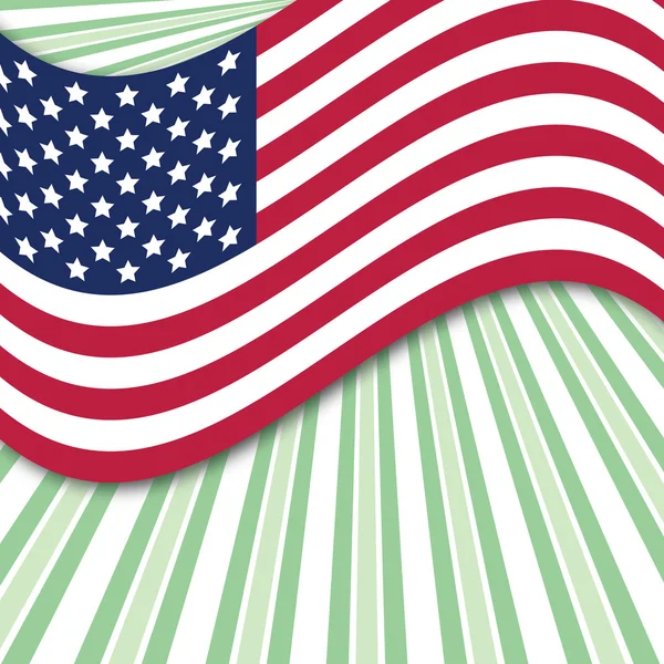 American flag, part 2 — Stock Vector