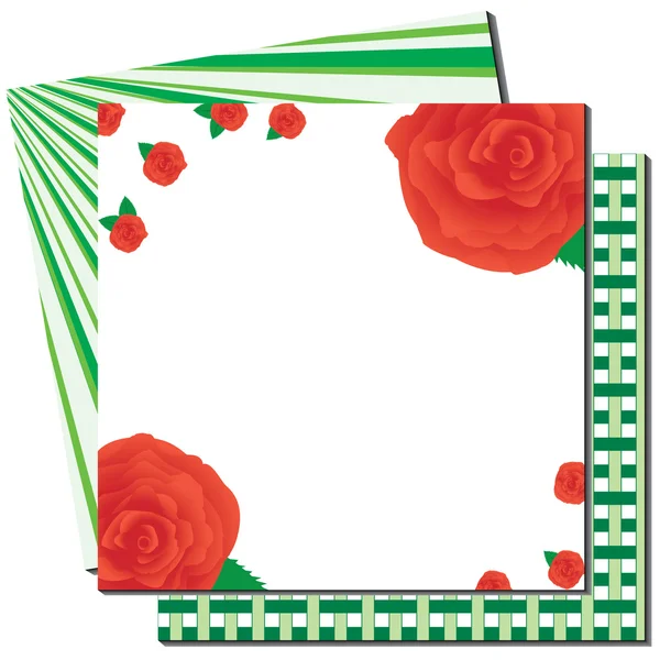Fond floral vert. — Image vectorielle